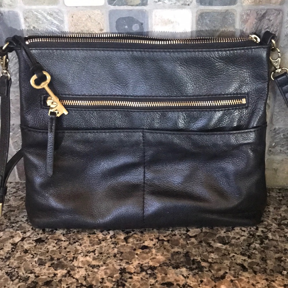 Fossil genuine leather crossbody